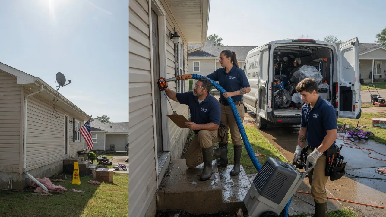 Ceiling Water Damage Restoration in Dana, IA near me
