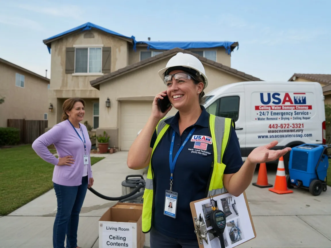 Ceiling Water Damage Restoration Dana, IA FAQs